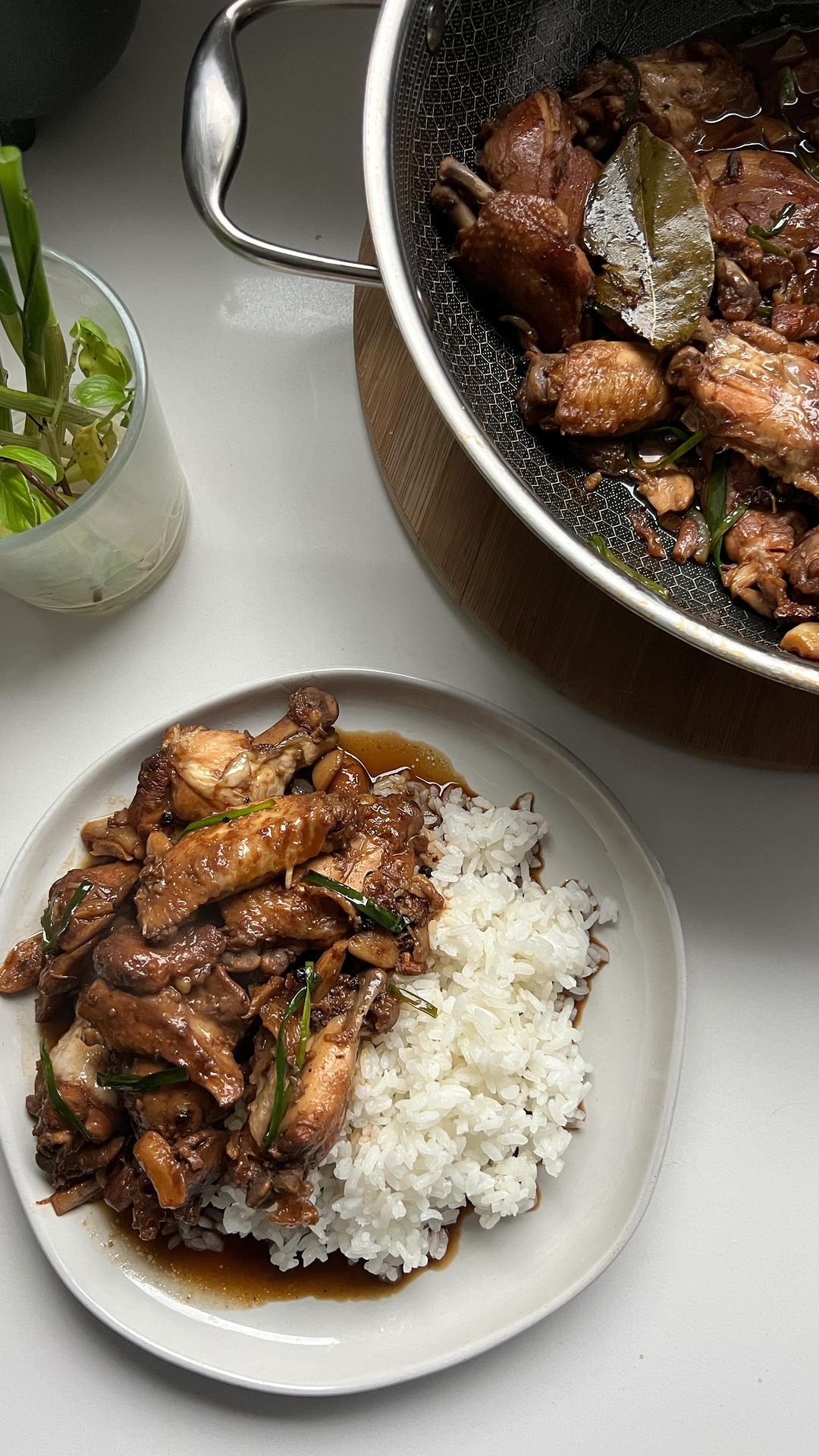 Mom's Pork and Chicken Adobo