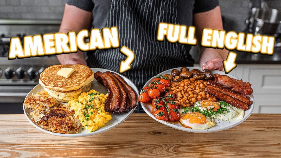 American Vs. Full English Breakfast