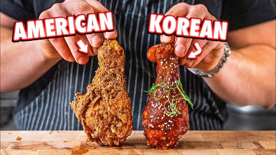 Korean Fried Chicken Vs. American Fried Chicken