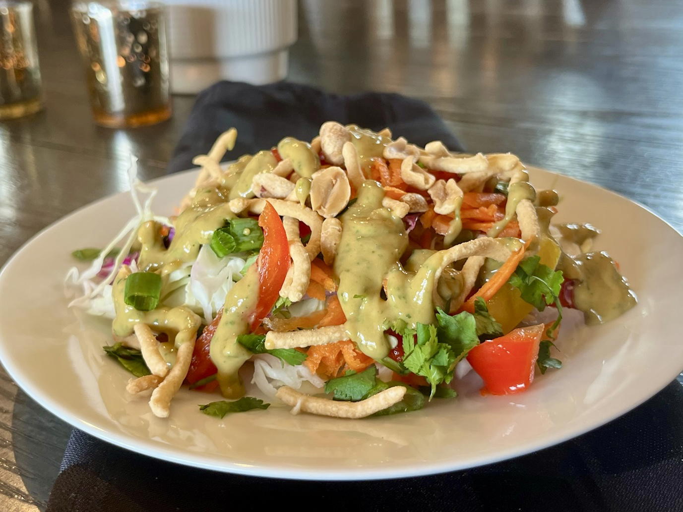 Thai Salad with Peanut Dressing
