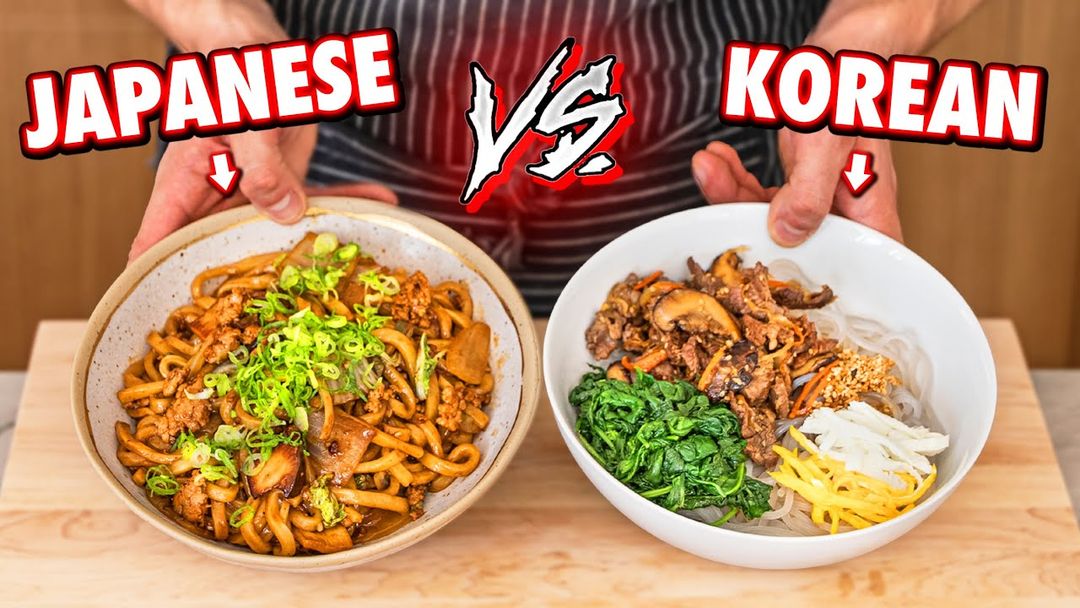 Japanese Style Noodles Vs. Korean Style Noodles