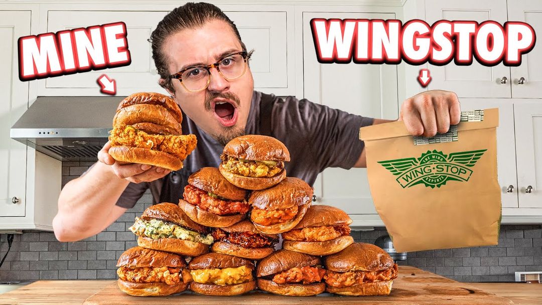 Making EVERY Wingstop Chicken Sandwich At Home | But Better