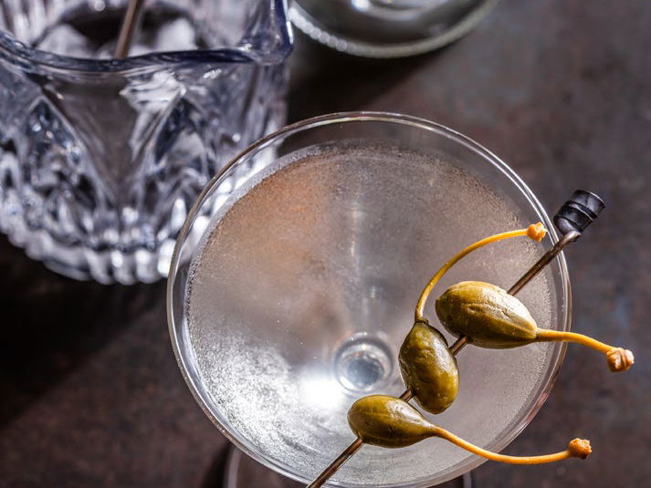 Martini Sporco al Cappero