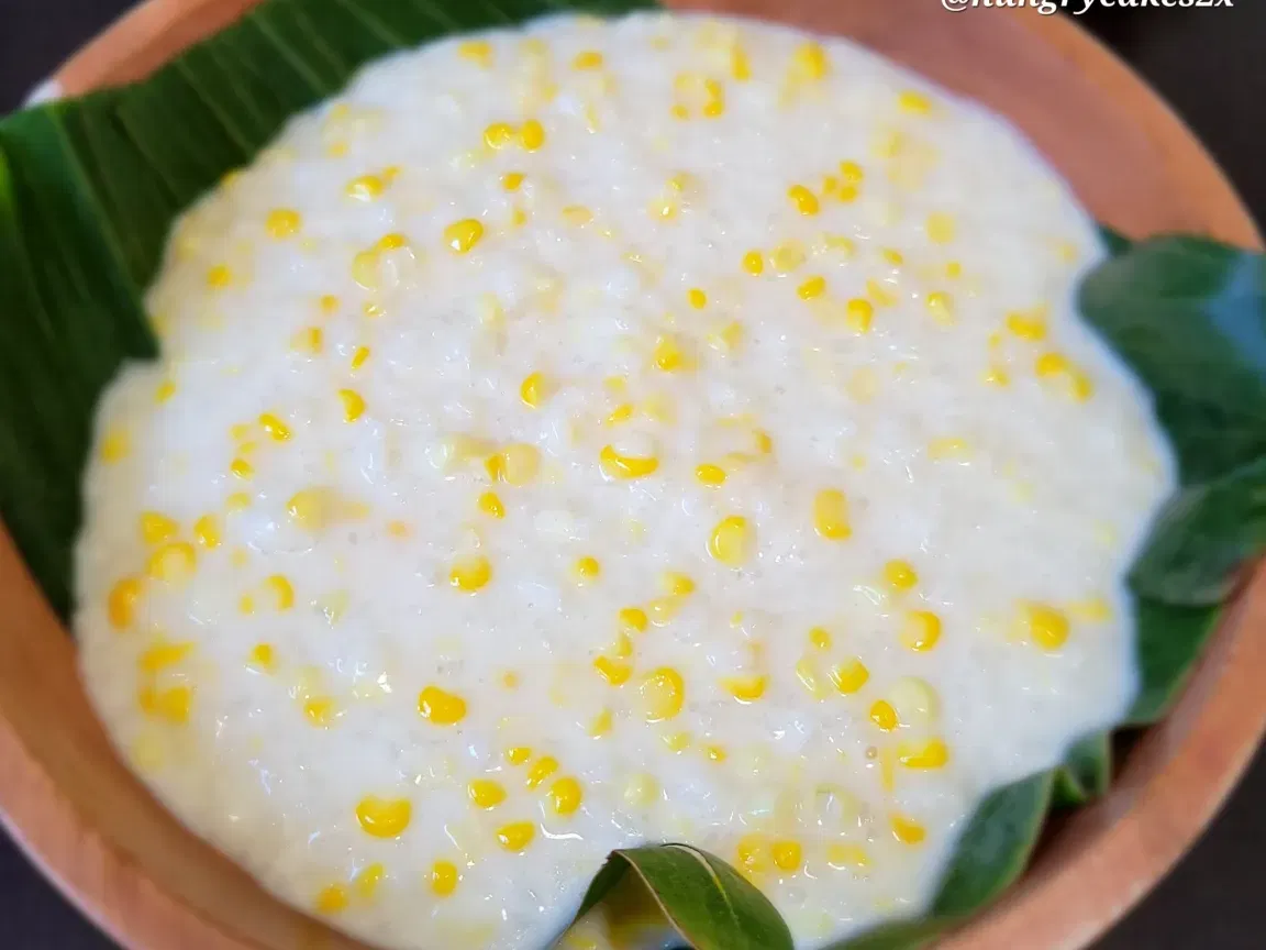 GINATAANG MAIS (Corn and Rice Pudding)