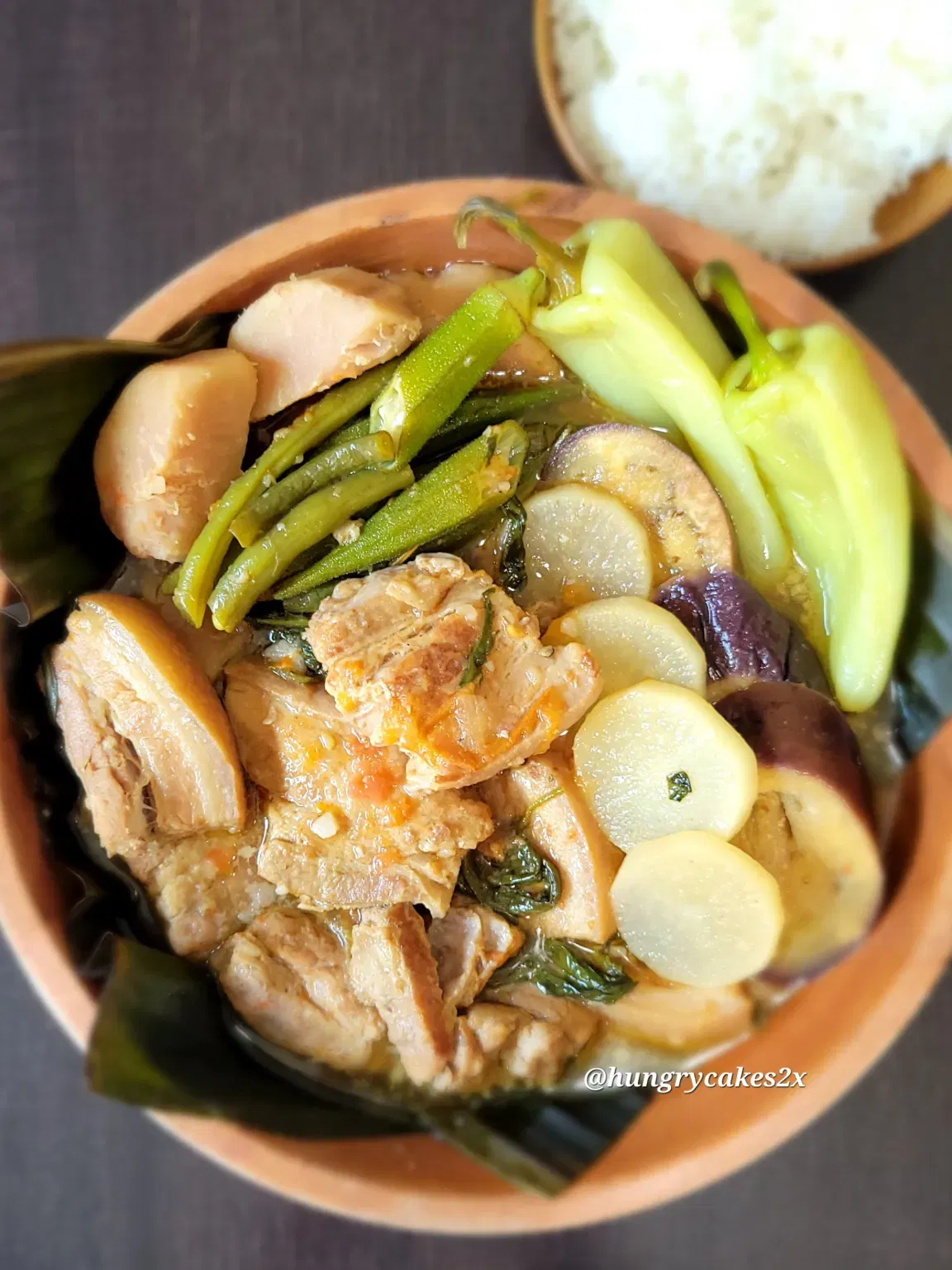 SINIGANG with PORK BELLY (Filipino Sour Soup)