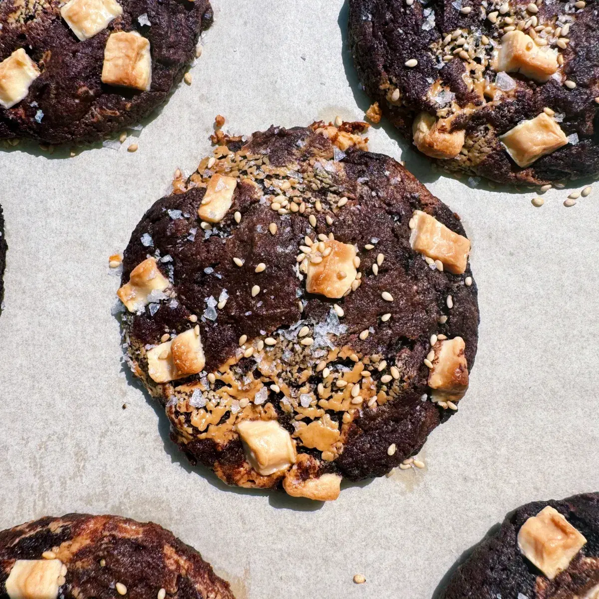 Midnighters (Or, Chocolate Peanut Butter Ripple Cookies)