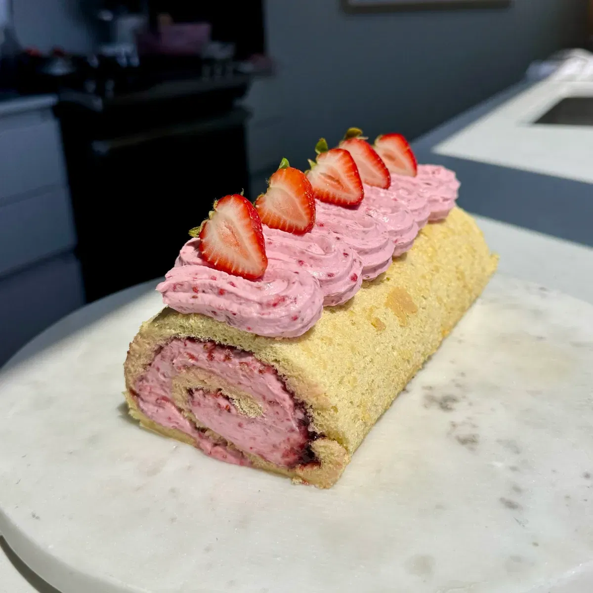 Strawberry Roulade