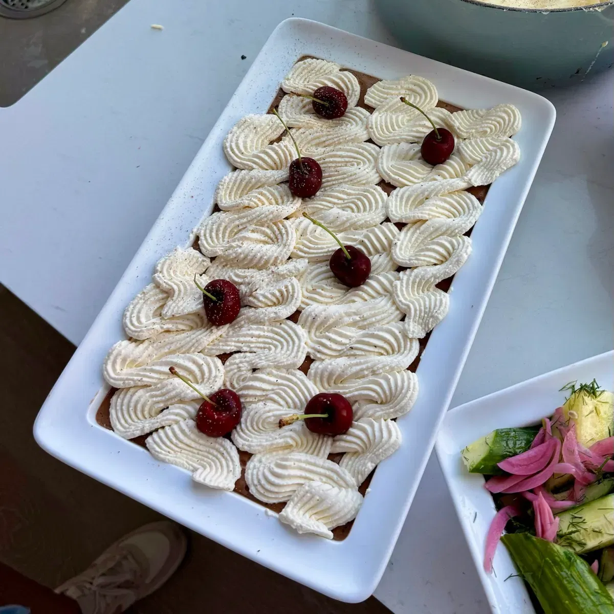Chocolate Mousse with Bourbon Whipped Cream