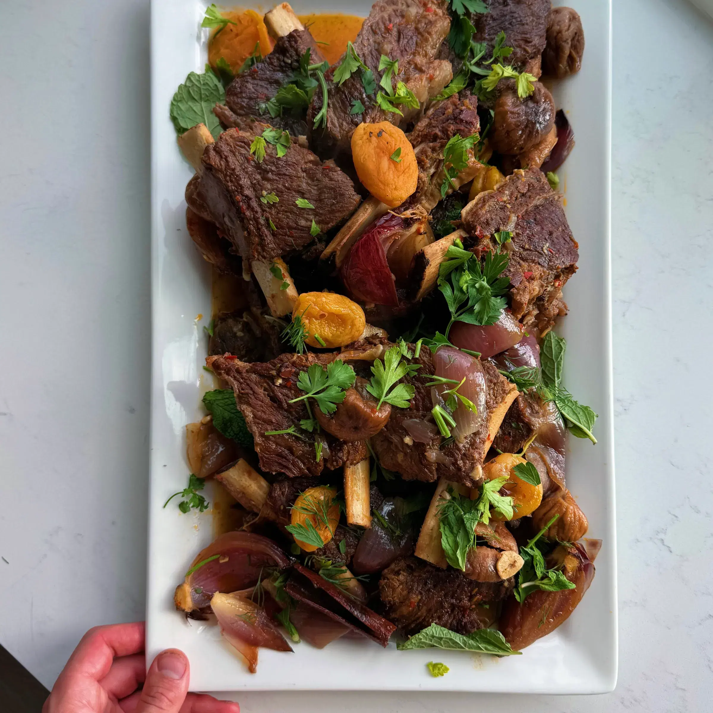 Moroccan Short Rib Tagine with Dried Fruit