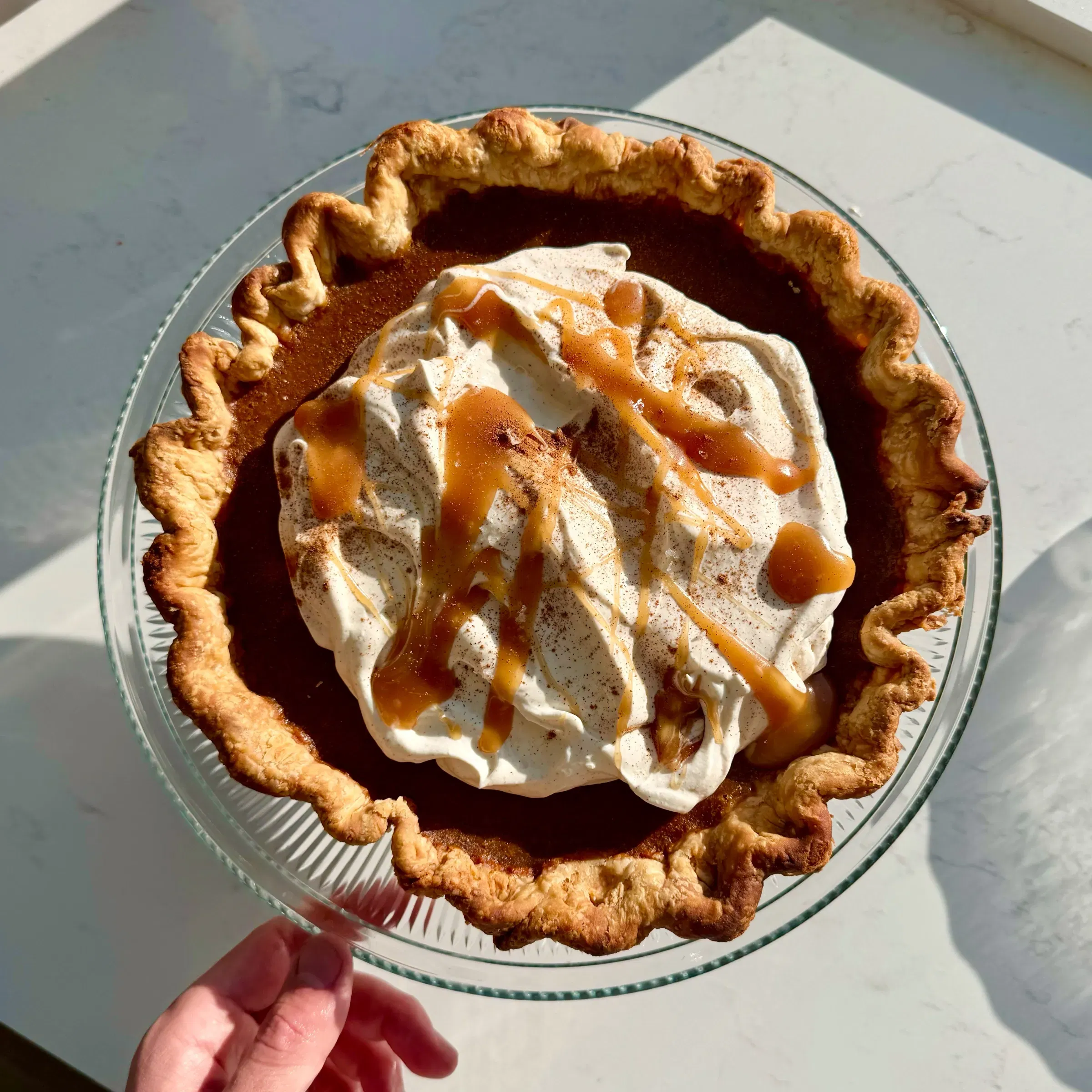 Caramel Pumpkin Pie