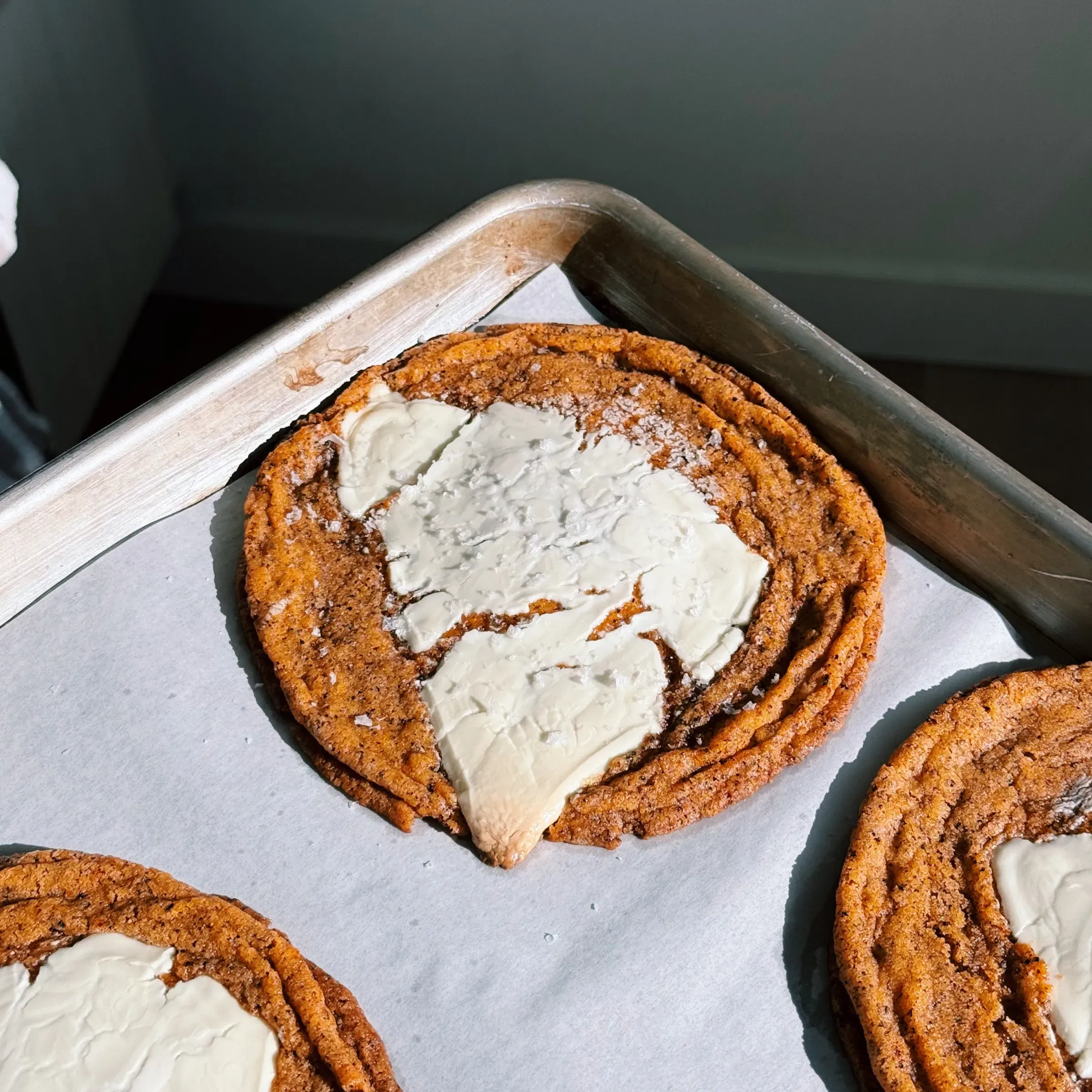 Thai Tea Ripple Cookies