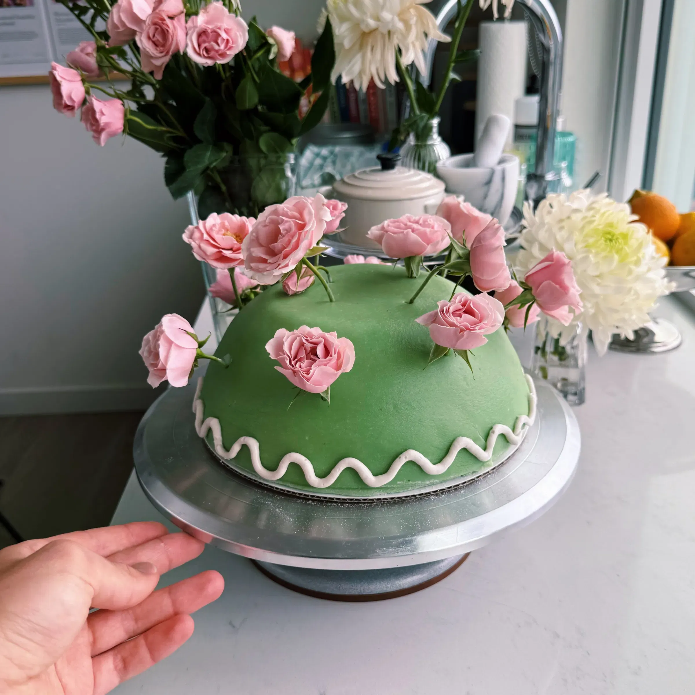 Mango Matcha Princess Cake