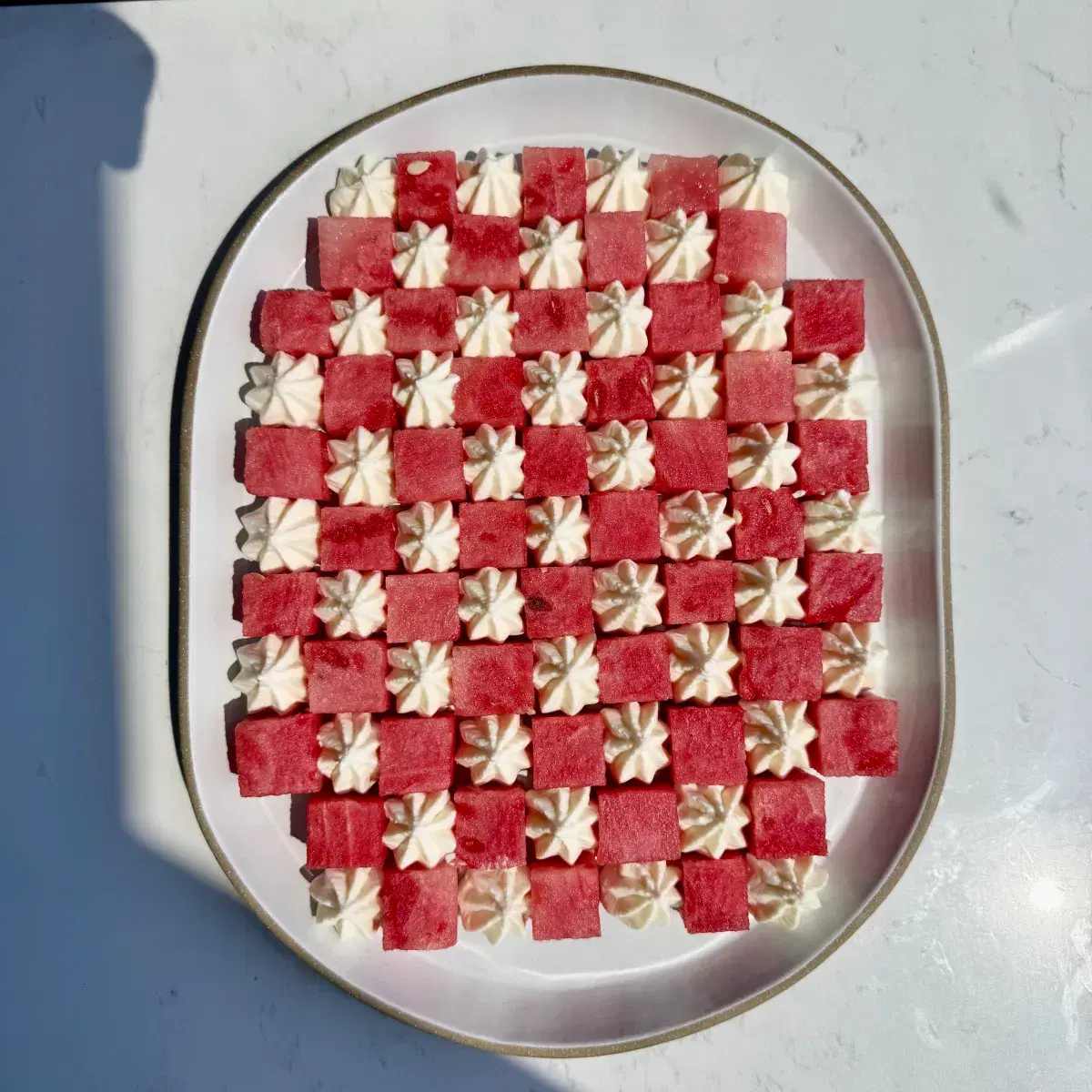 Watermelon Whipped Feta Salad