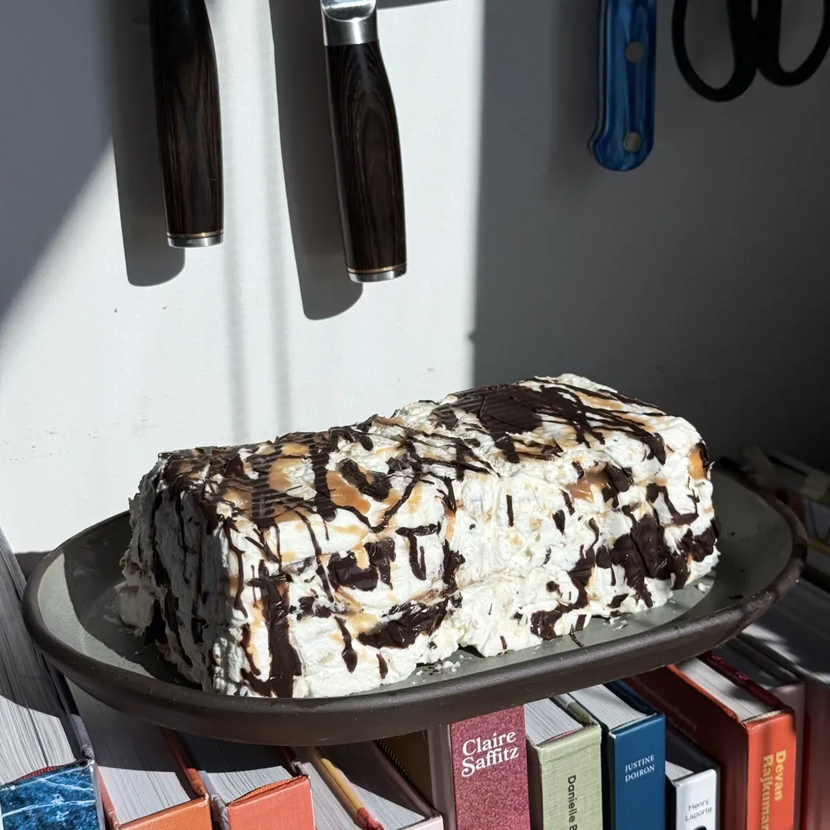 Caramel Cone Icebox Cake