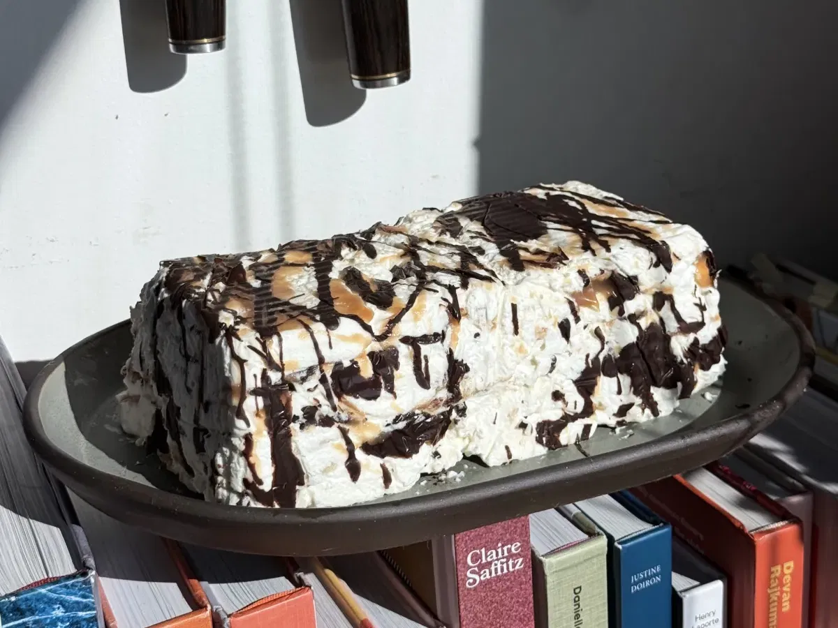 Caramel Cone Icebox Cake