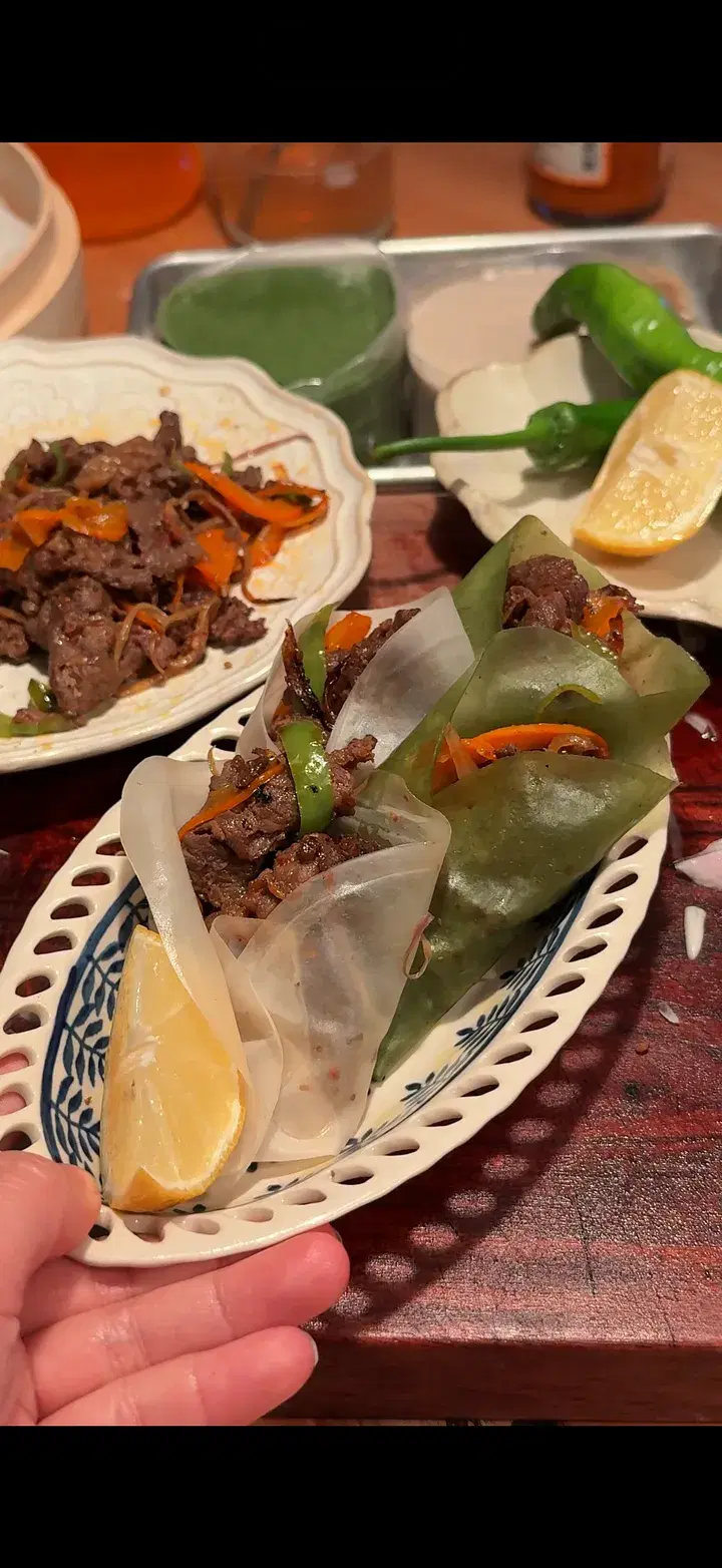Wellness Baddie's Korean Bulgogi Pepper Wraps