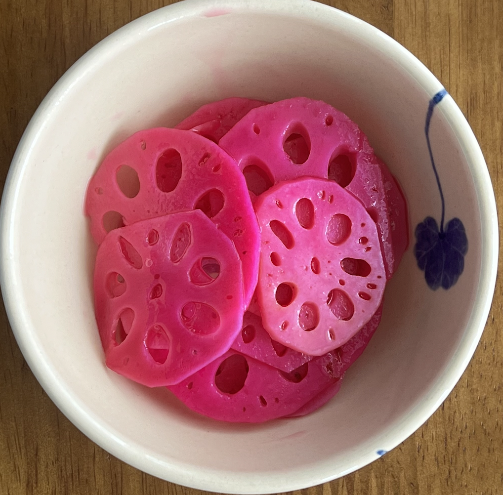 lotus root amazuzuke 