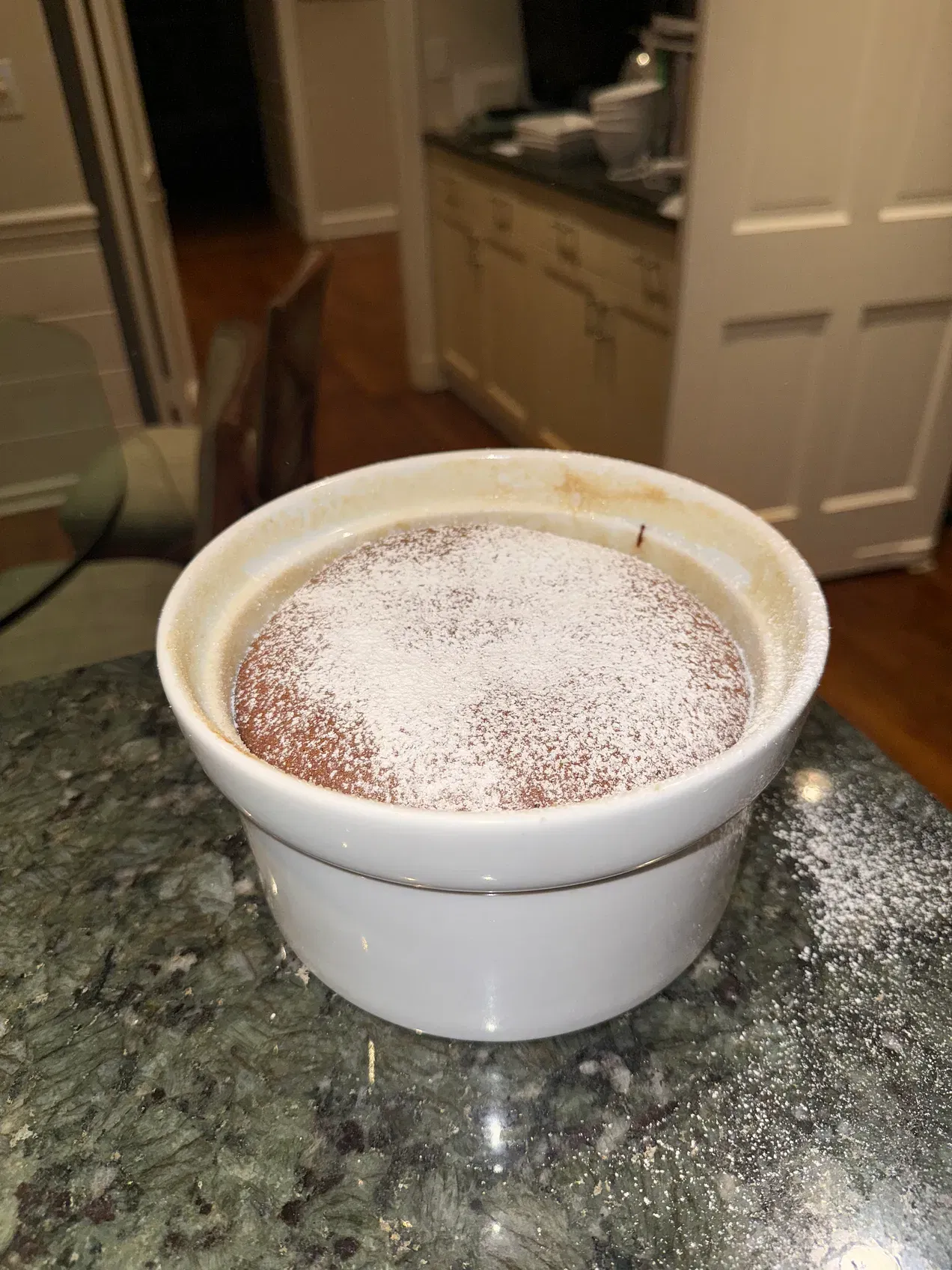 Make-ahead Mocha Chocolate Soufflé