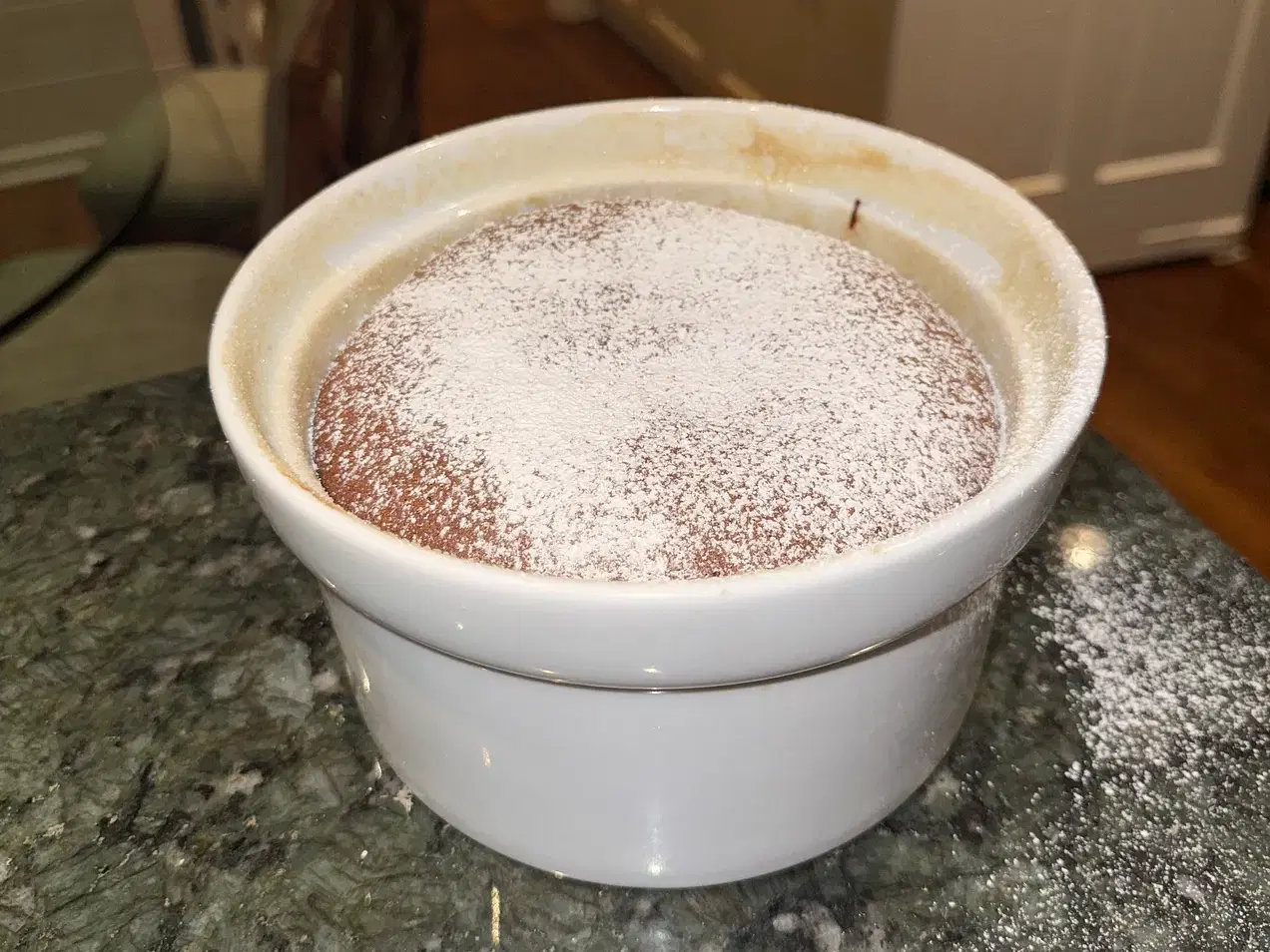 Make-ahead Mocha Chocolate Soufflé