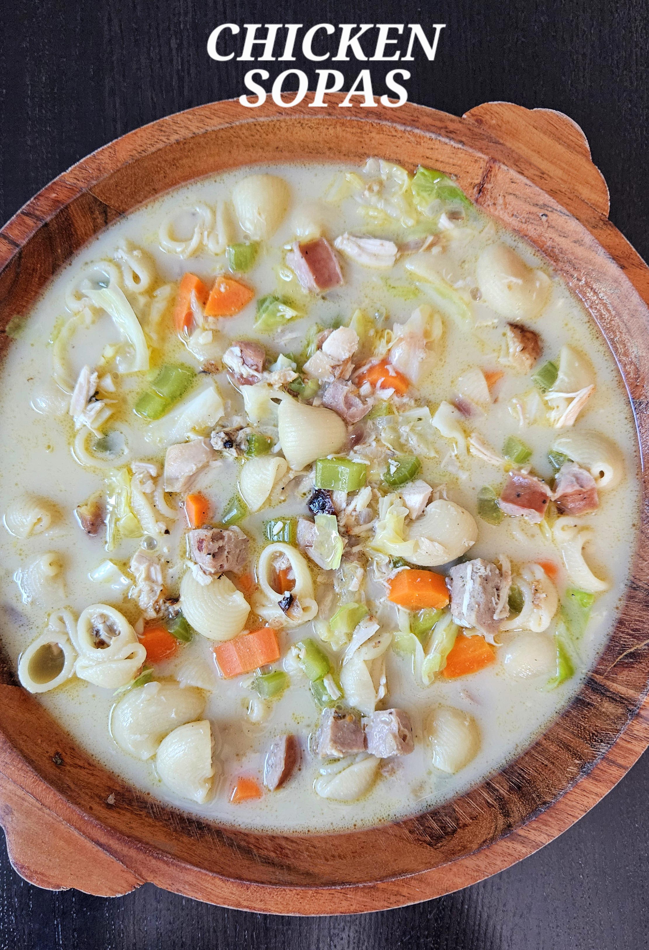 CHICKEN SOPAS (rotisserie chicken)