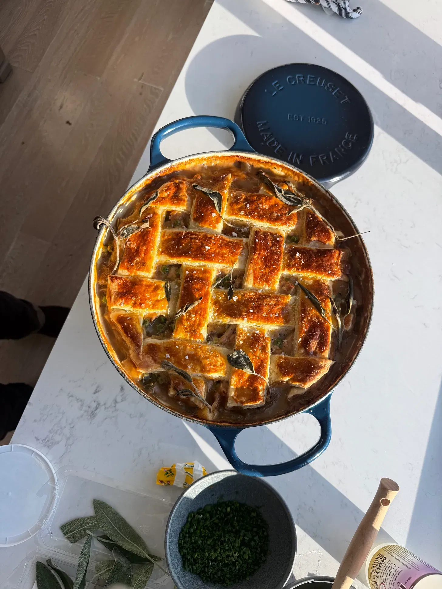 Creme Fraiche Chicken Pot Pie