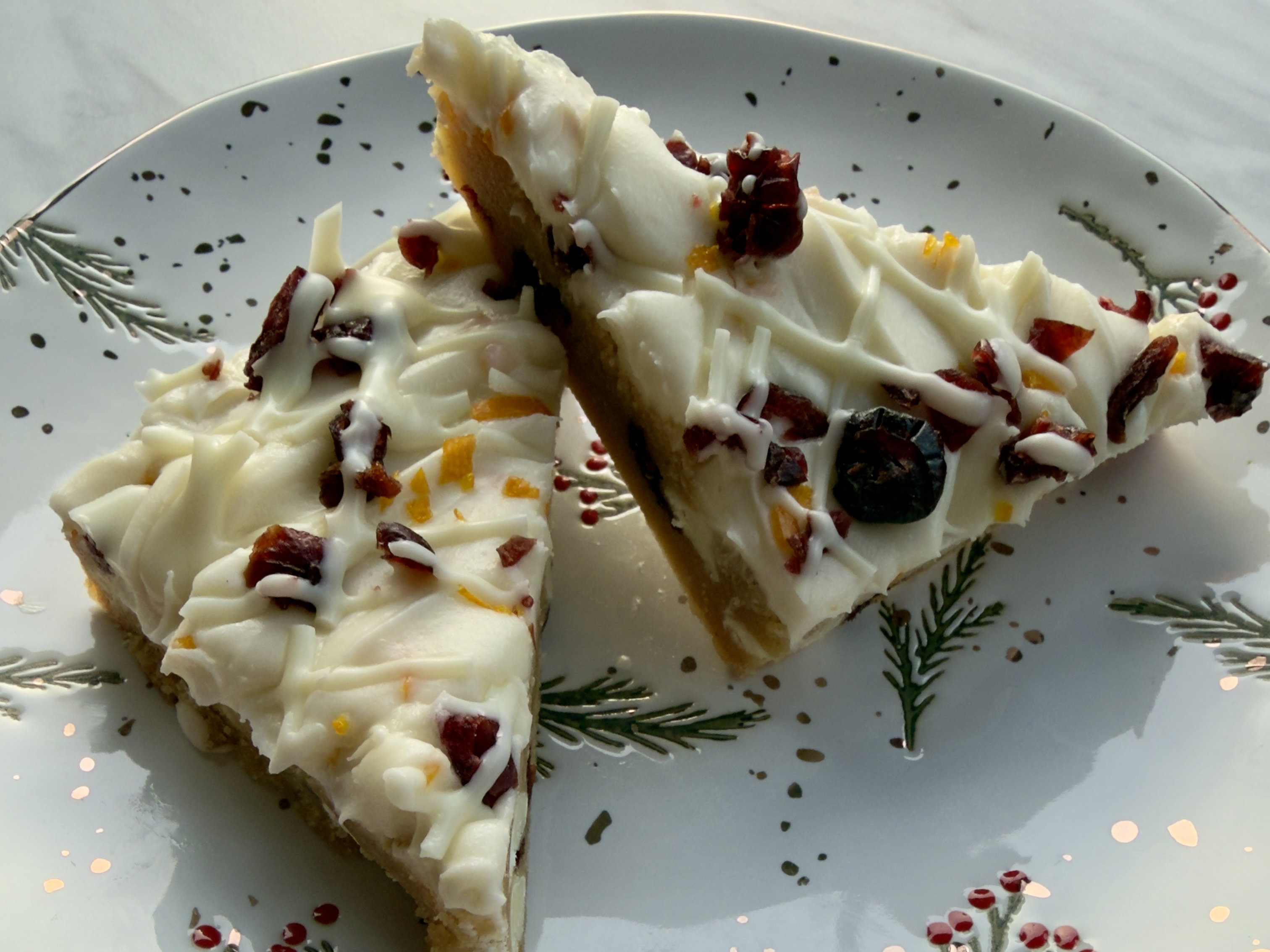 Winter Bliss Cranberry Bars