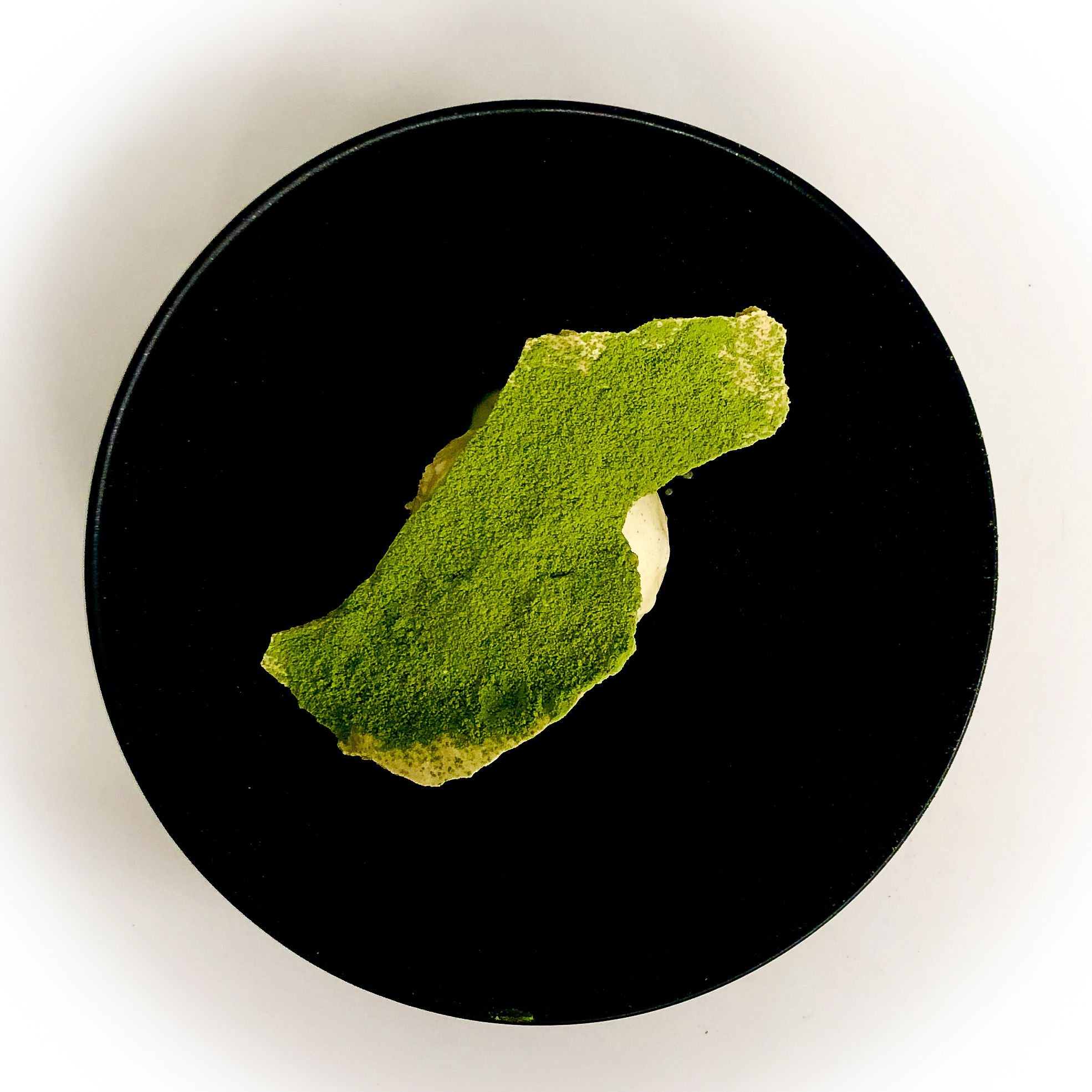 Yuzu Ice Cream and Matcha Meringue