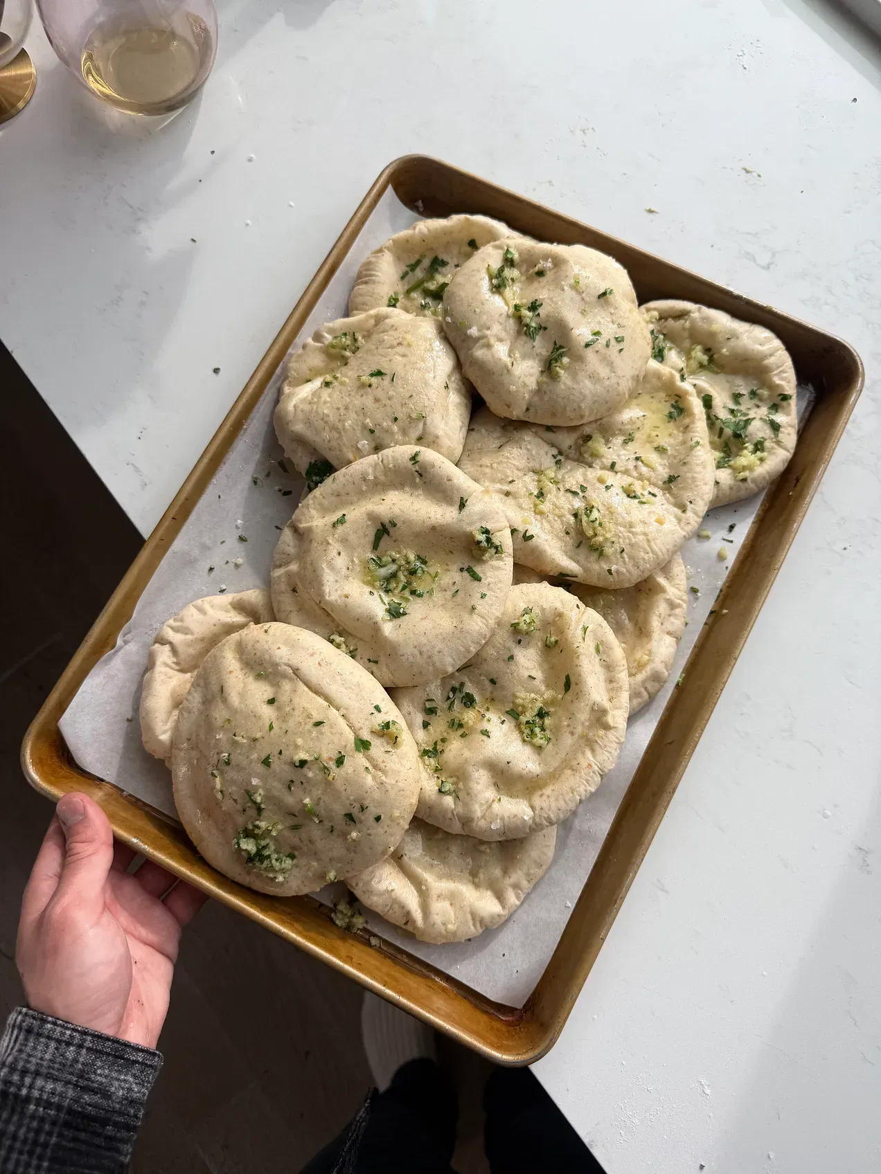Garlic-butter Pita