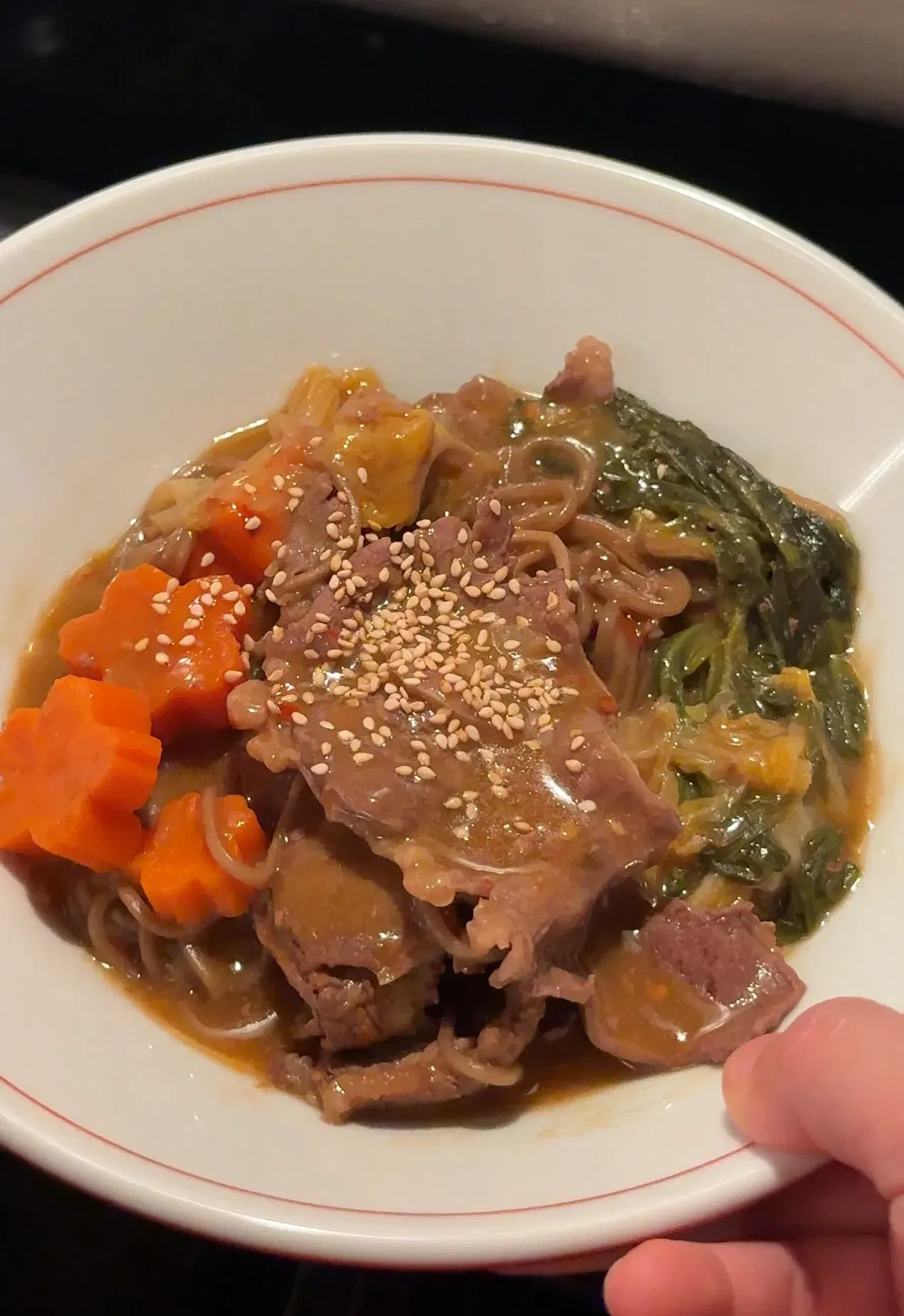 Meat and Veggie Post-workout Dinner