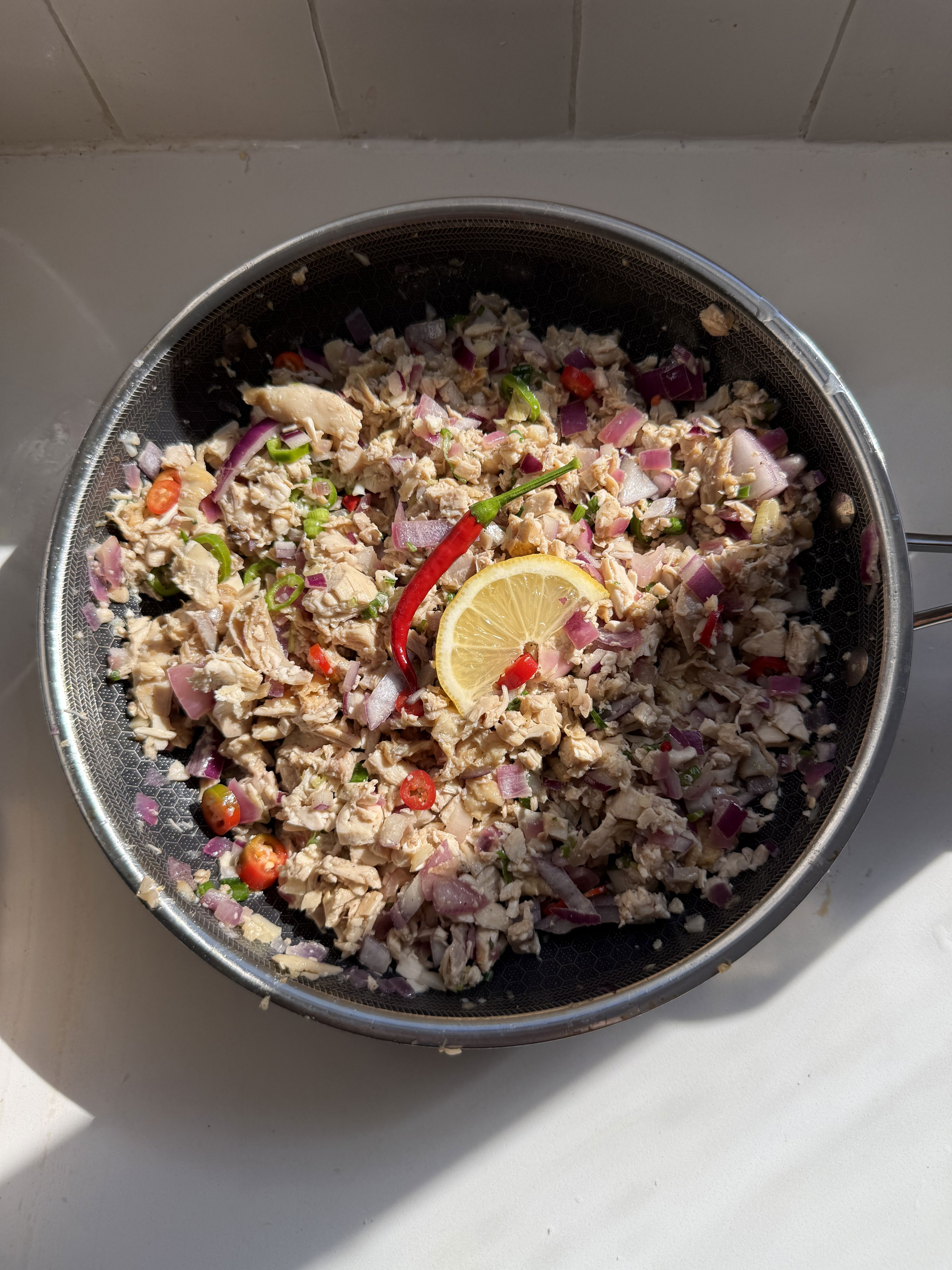 Lazy Rotisserie Chicken Sisig