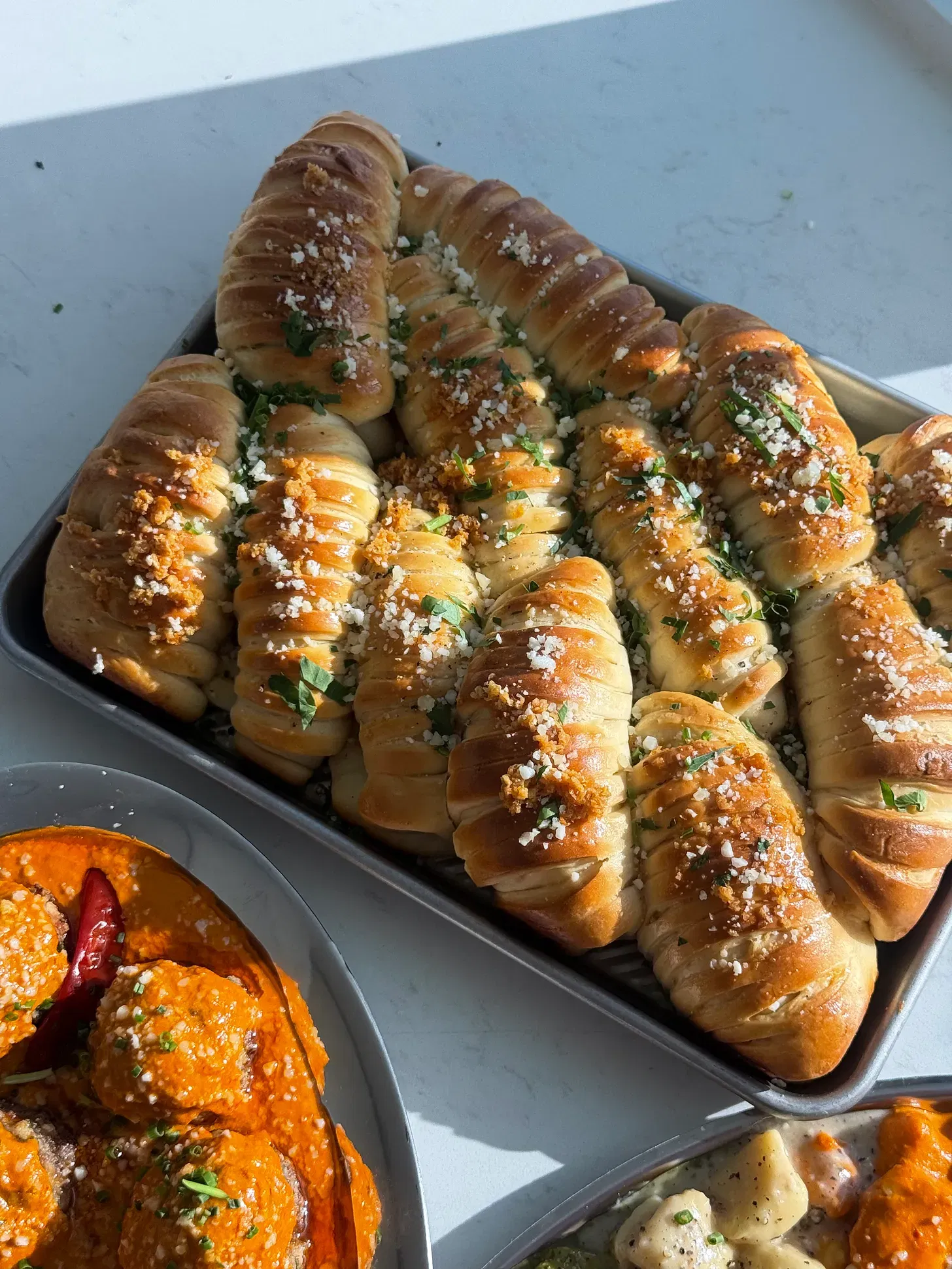 Garlic Bread Twists