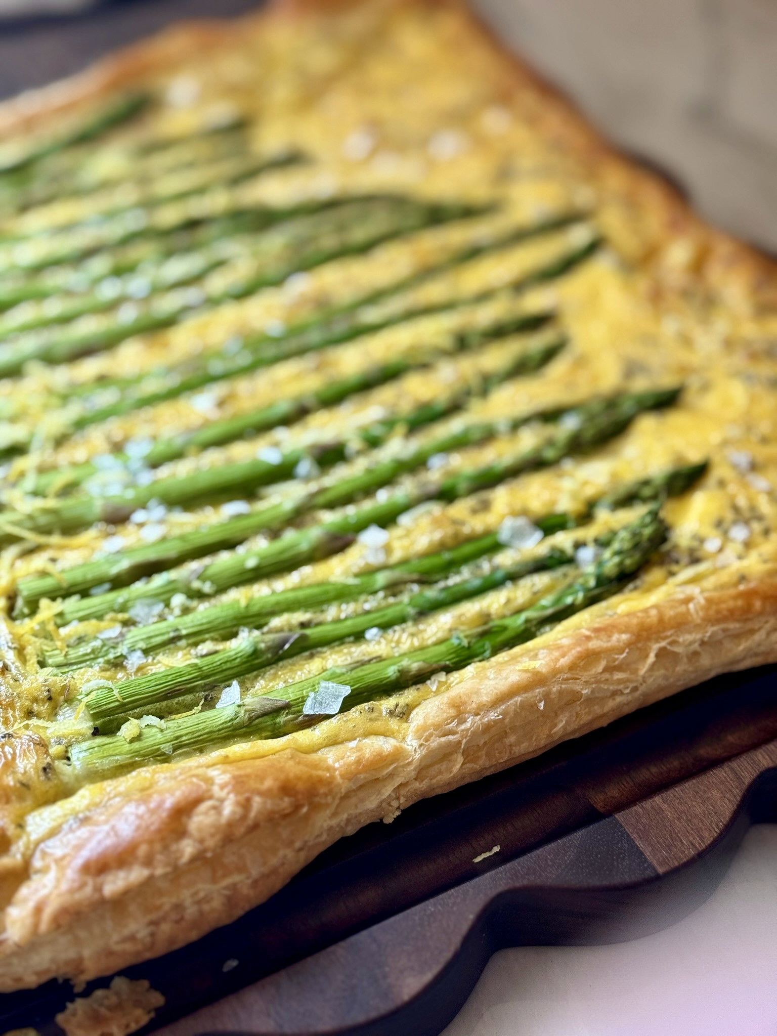 Gruyère & Asparagus Tart