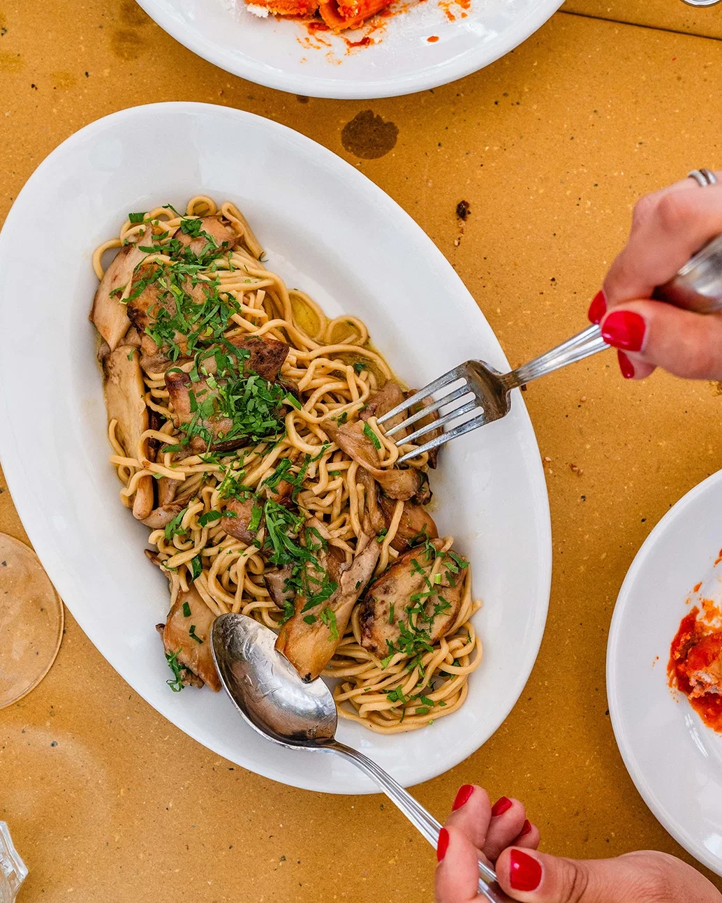 Tagliolini al Funghi Porcini