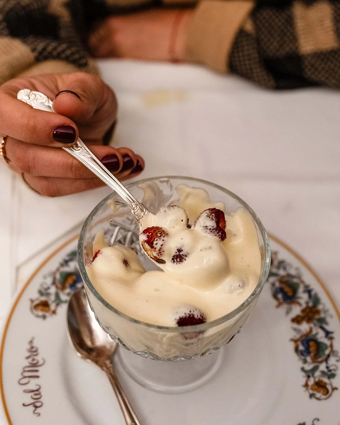 Zabaione con Fragoline di Bosco