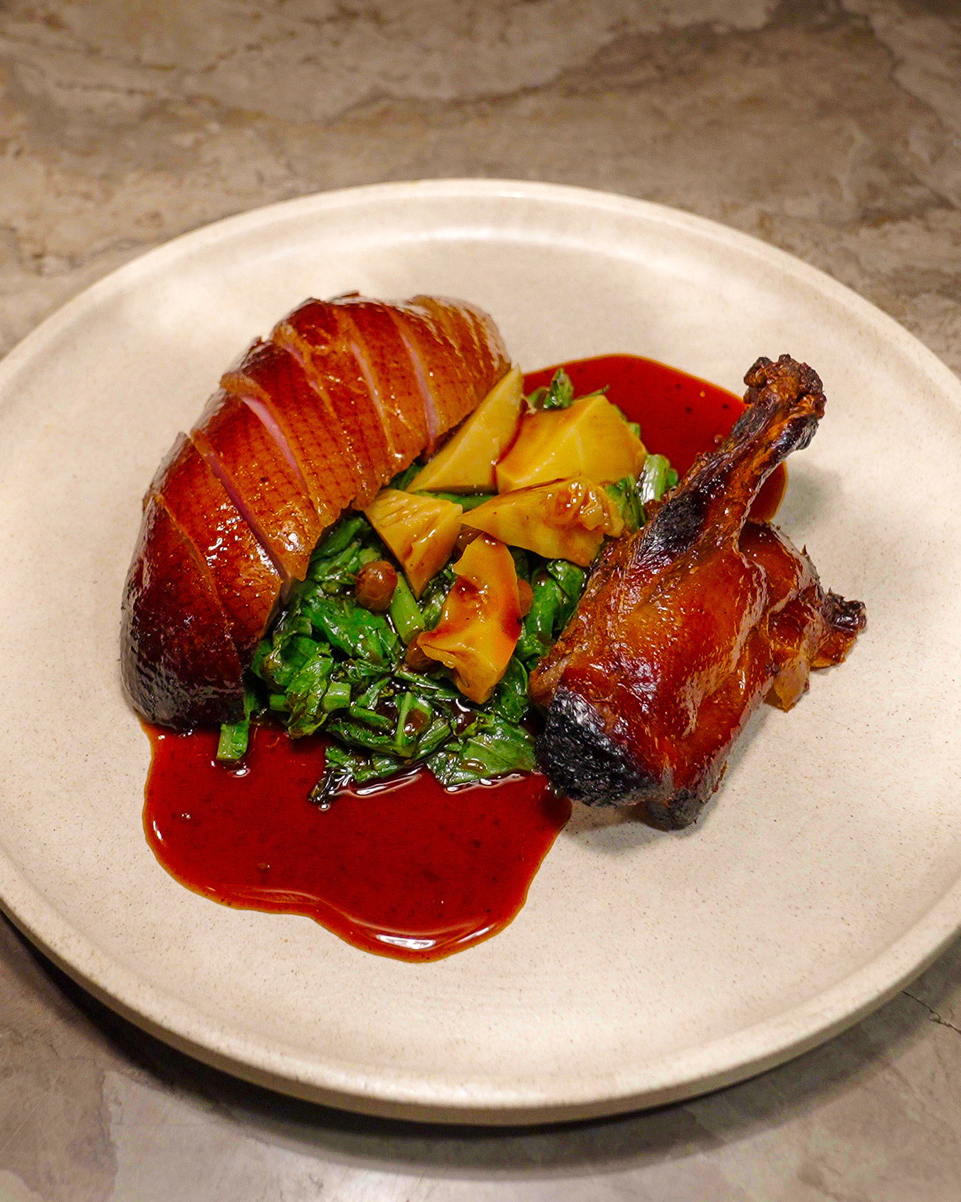 ARU's 14-Day Dry-Aged Duck