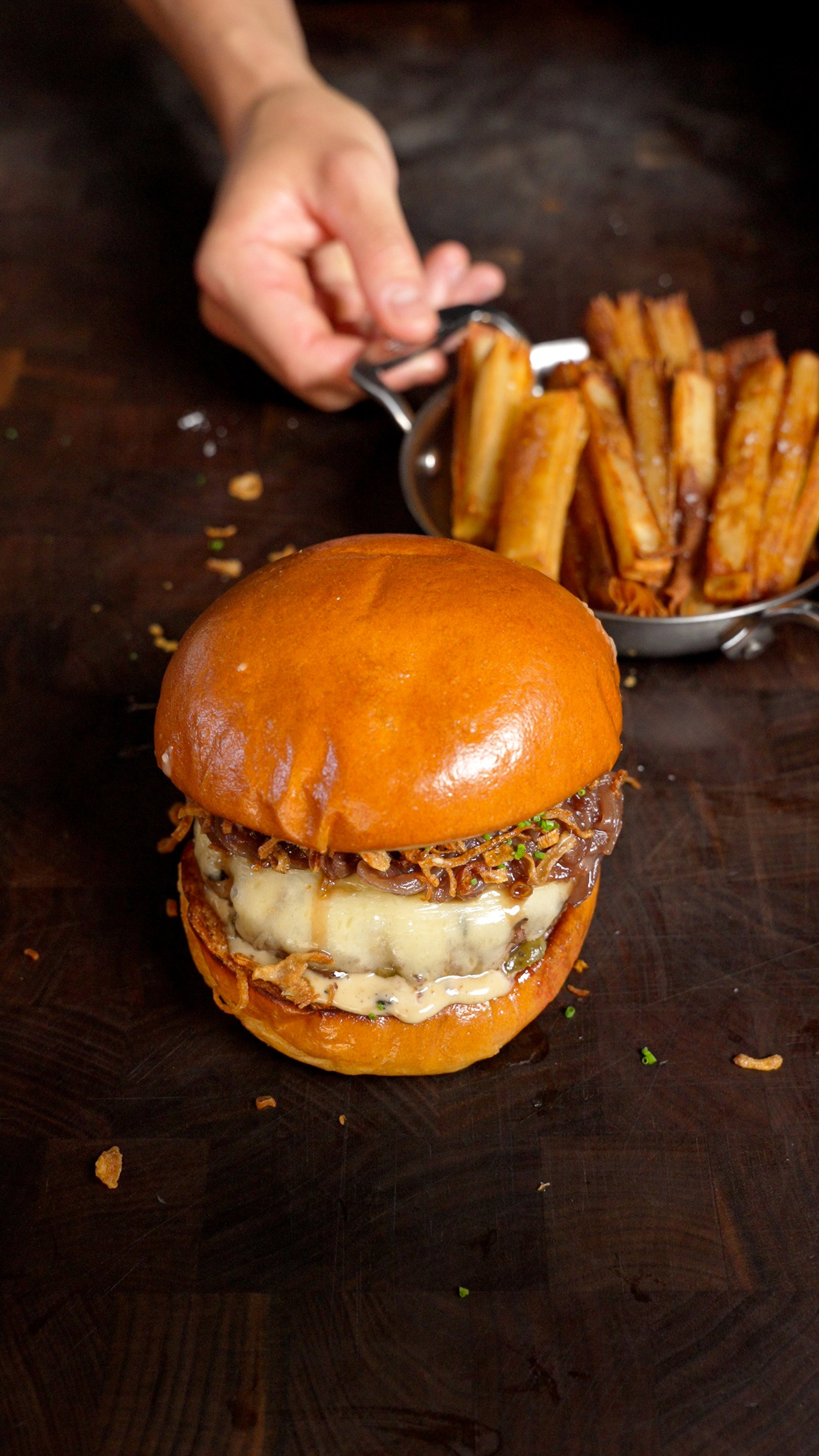 Owen Han's Steakhouse Burger