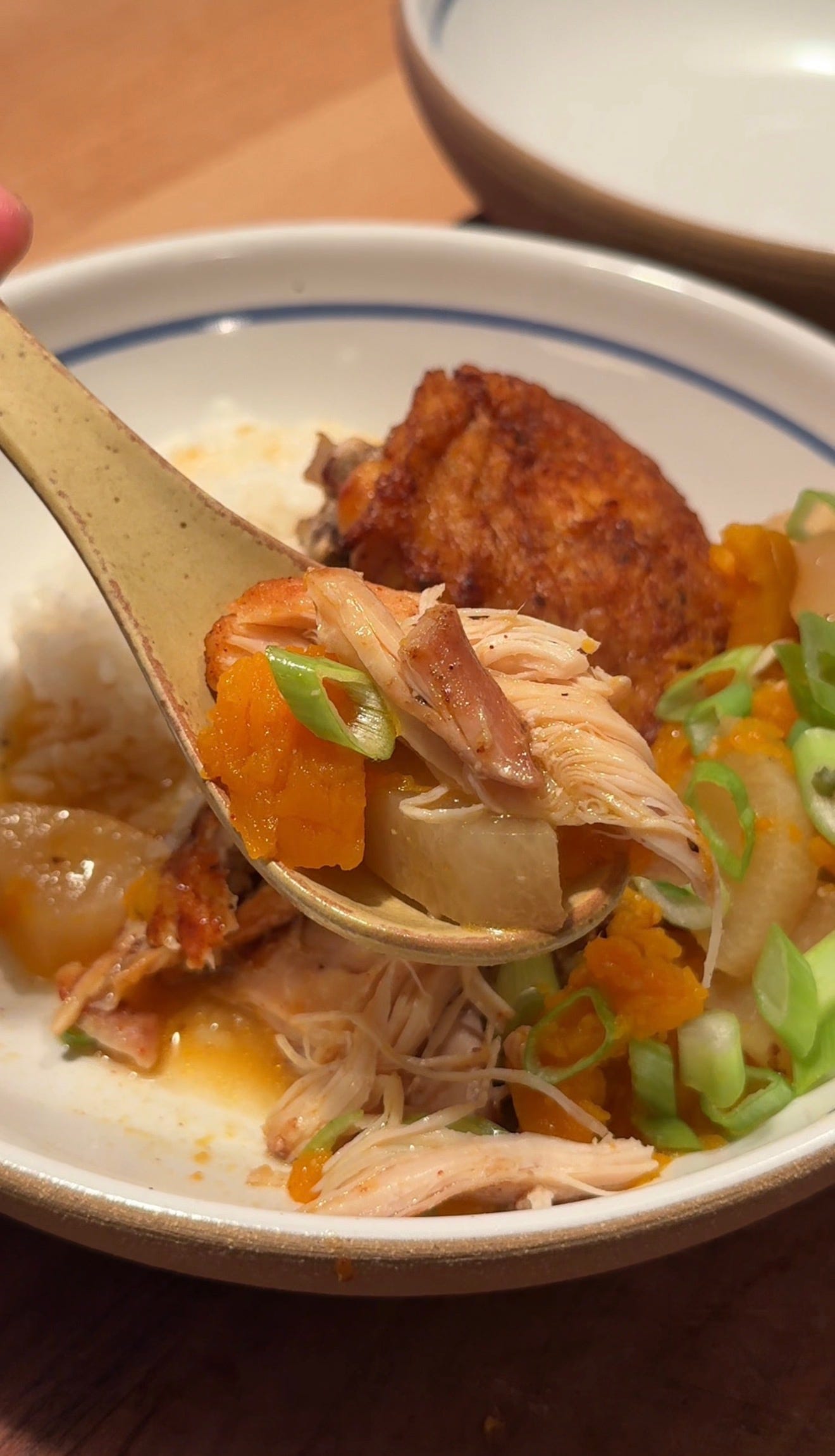 Pressure Cooker Five Spice Chicken and Kabocha Squash Broth