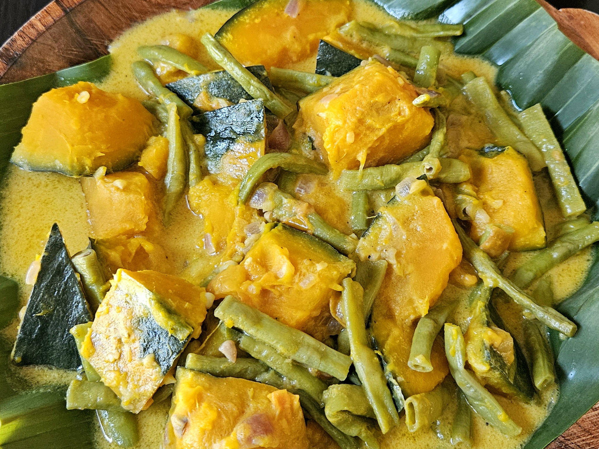 GINATAANG KALABASA with SITAW
