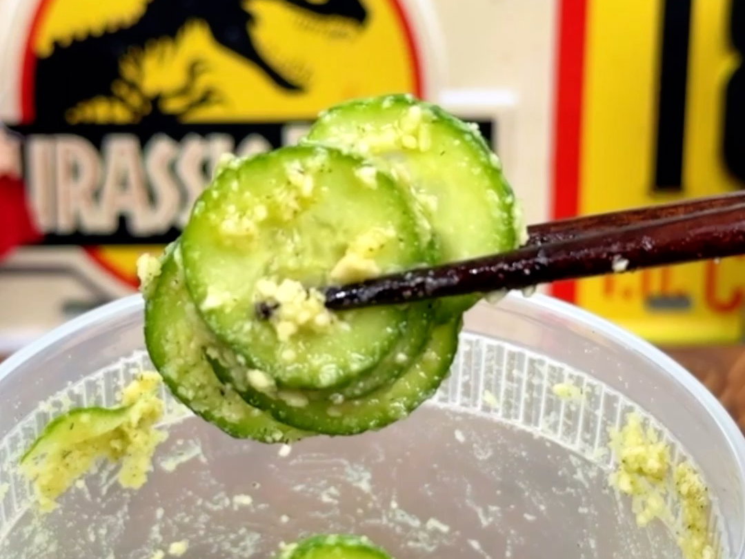 Dill Pickle Ramen Cucumber Crunch Salad