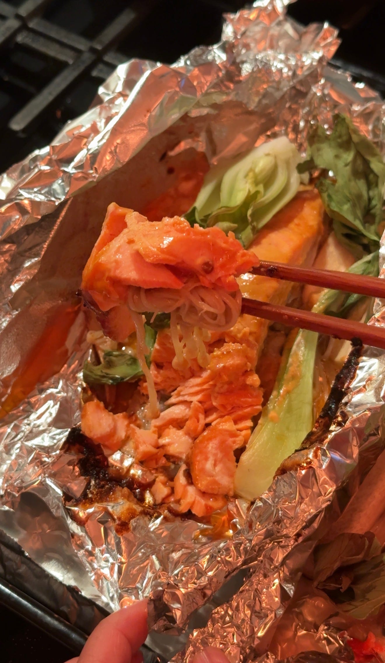Miso Salmon Foil Packets