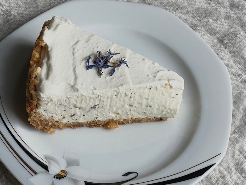 Earl Grey No-Bake Cheesecake