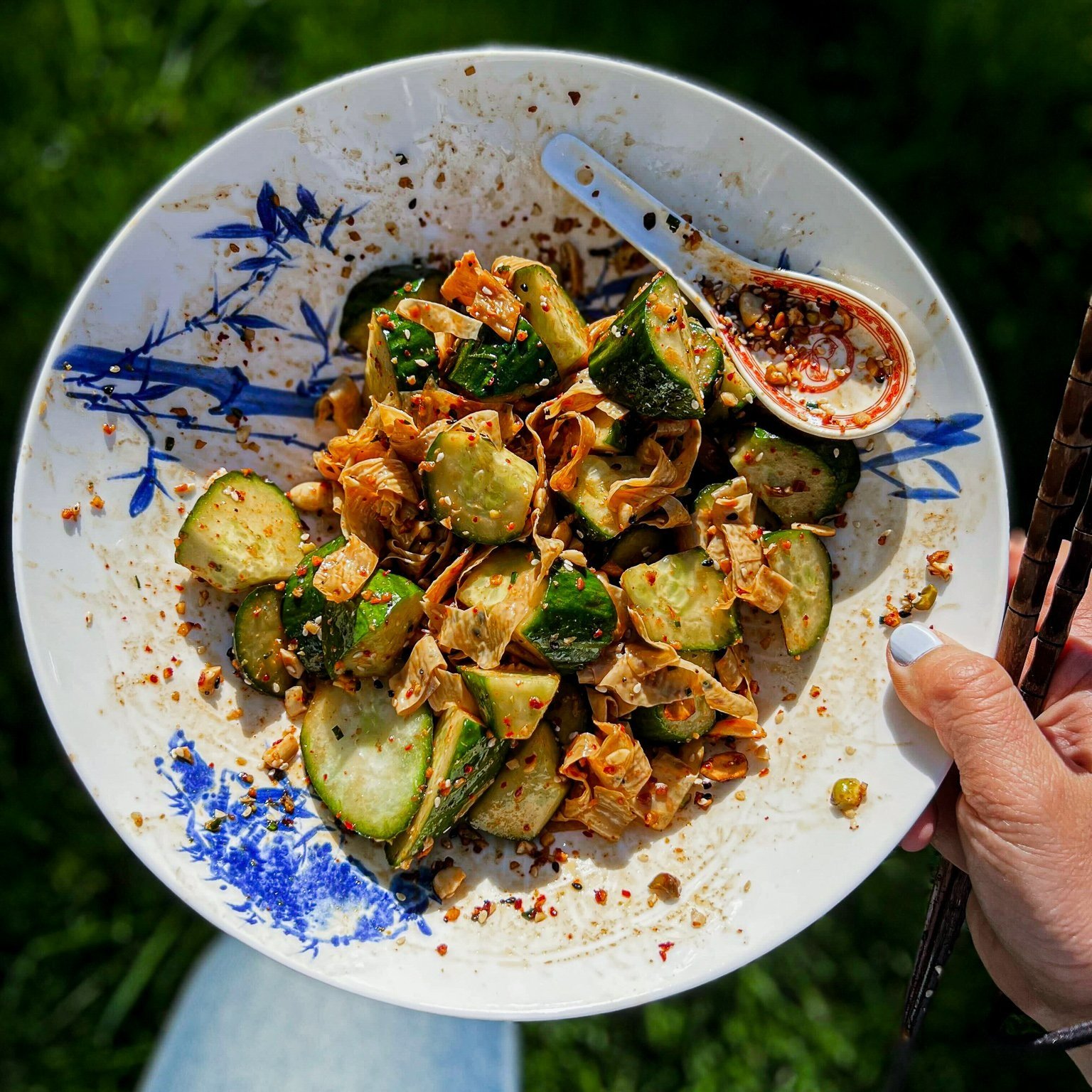 High Protein Gluten Free Recipe: "Noodle" Salad