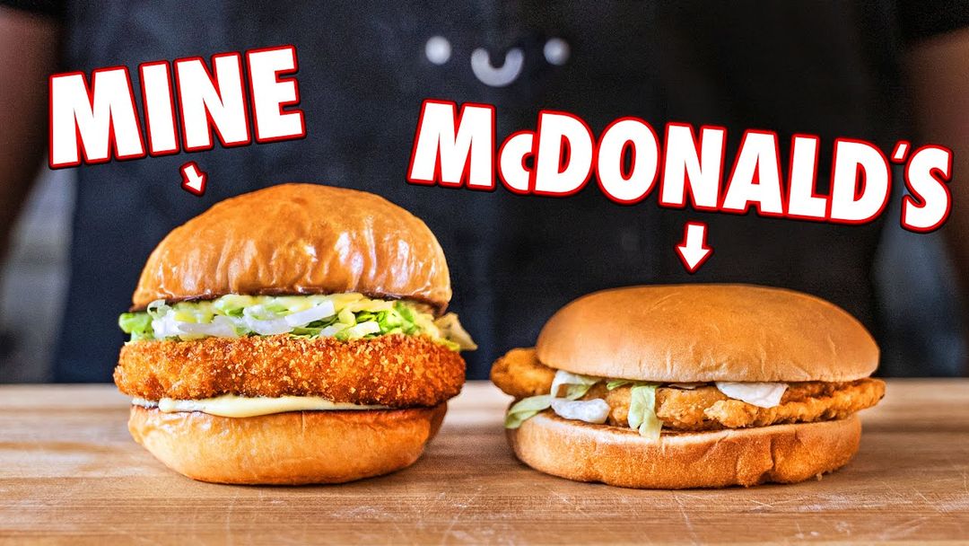 Making the McDonald’s McChicken At Home | But Better