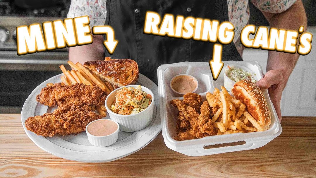 Making Raising Cane’s Chicken Finger Combo At Home | But Better