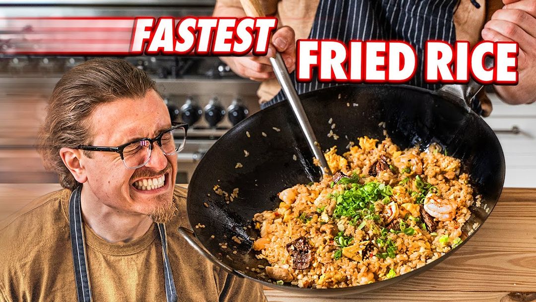 Making Fried Rice Faster Than A Restaurant | But Faster