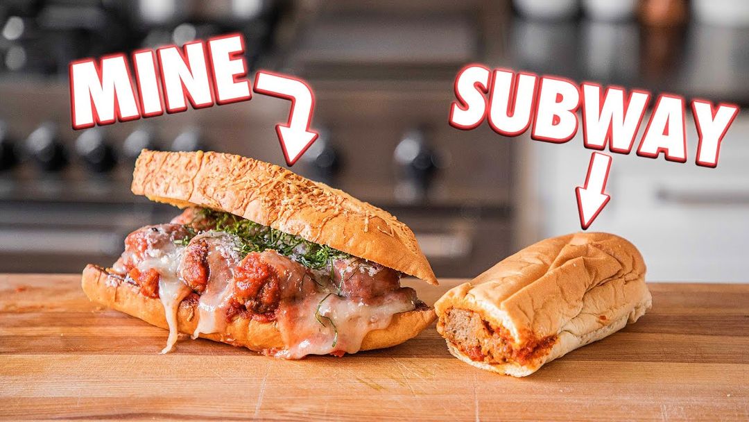 Making The Subway Meatball Sub At Home | But Better