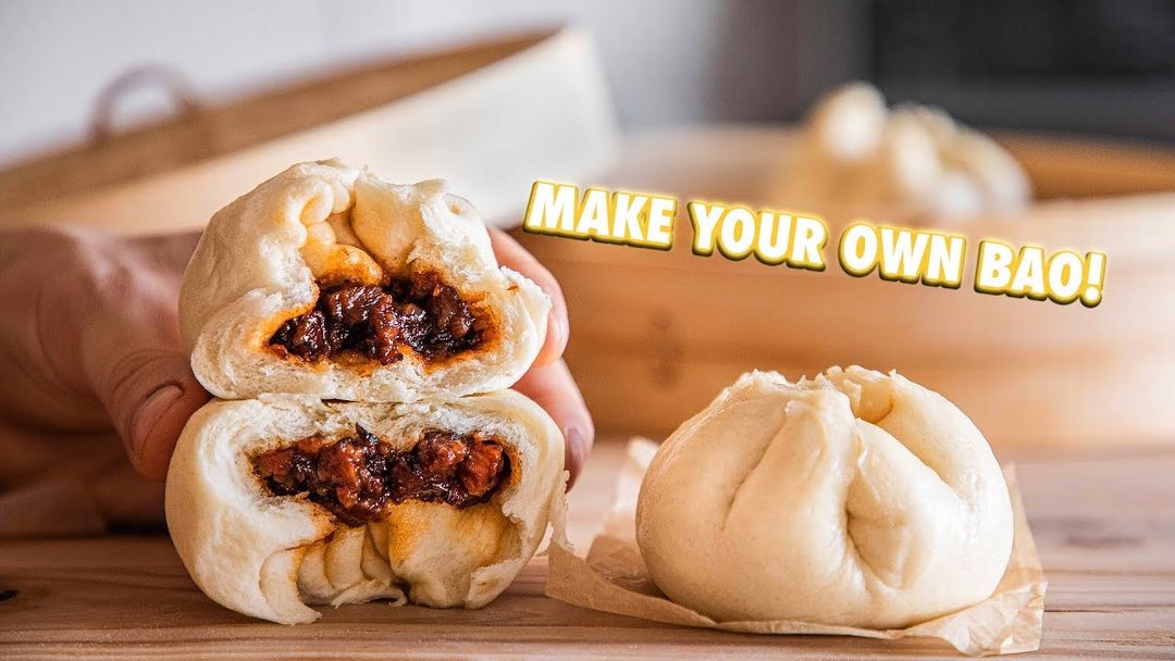 Easy Chinese BBQ Pork Steamed Buns (Bao)