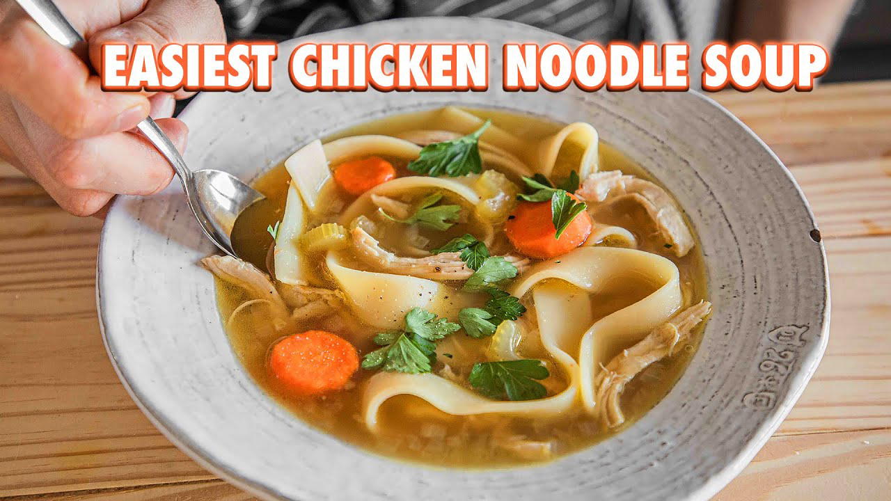 30 Minute Homemade Chicken Noodle Soup