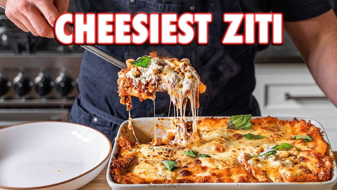 The Cheesiest Baked Pasta Ever (Baked Ziti 2 Ways)