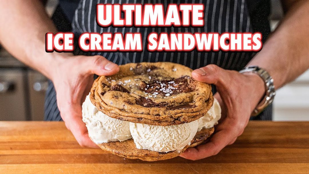 Best Ice Cream Sandwiches Completely From Scratch (2 Ways)
